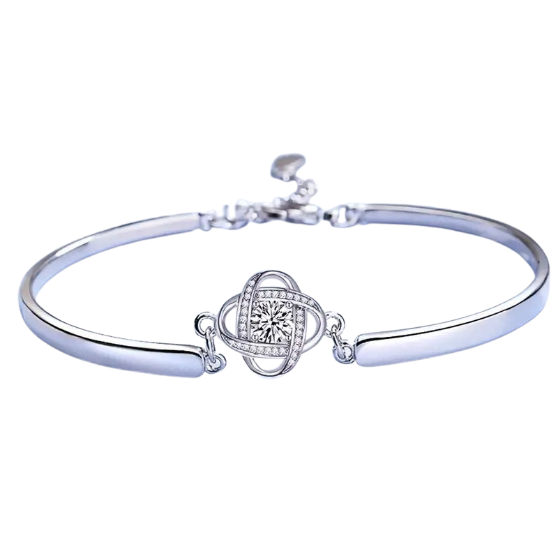 Pulsera Celeste Fortuna Plata