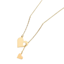 Collar Sofía – Corazón Hueco Creativo (Oro)