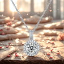 Collar Luna – Trébol de la Suerte (Plata)