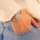 Pulsera trebol de cuatro hojas plata - additional image 1